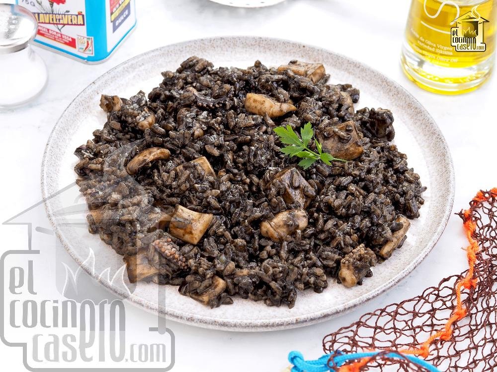 arroz negro con sepia - Comidas